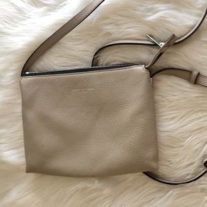 AUTHENTIC Marc Jacobs Leather Nude Beige Crossbody Bag Purse